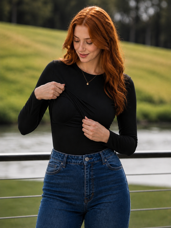 Polera Top Cerrado